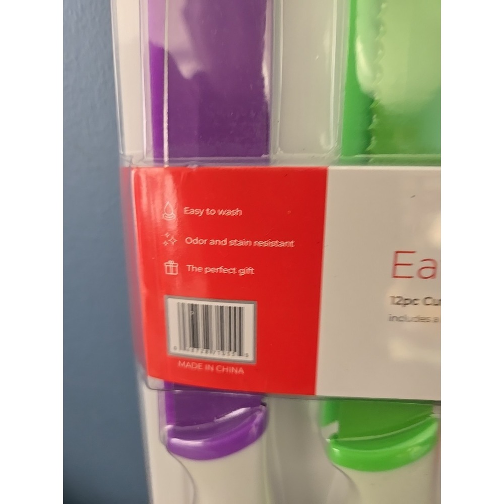 EatNeat 12-Piece Colorful Kitchen Knife Set - 5 Colored Stainless Steel Knive - Picture 3 of 7